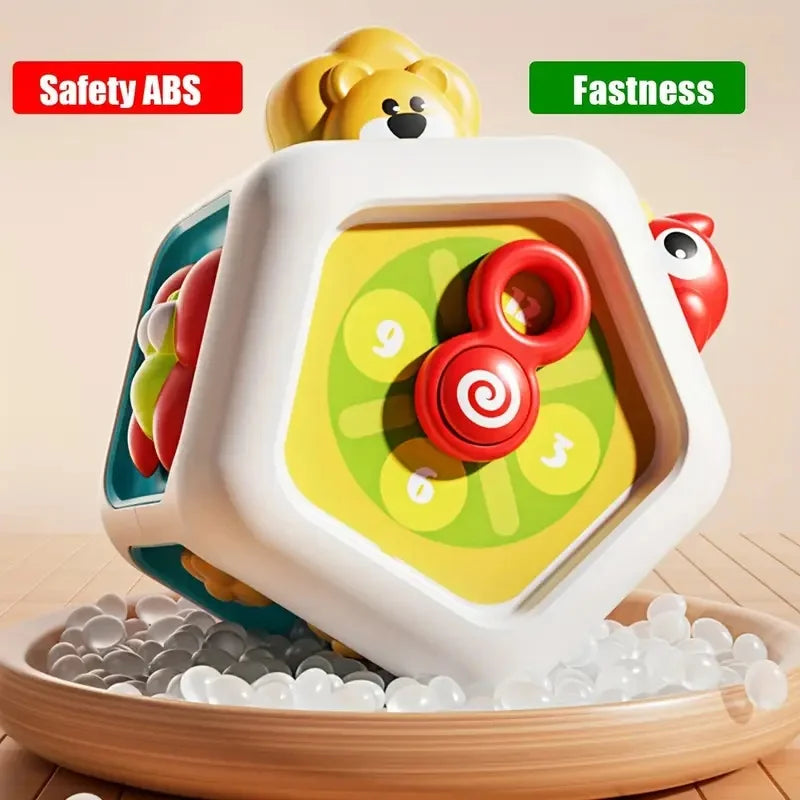 BizyKoady Busy Board Cube Montessori Toy - Ages 3-6