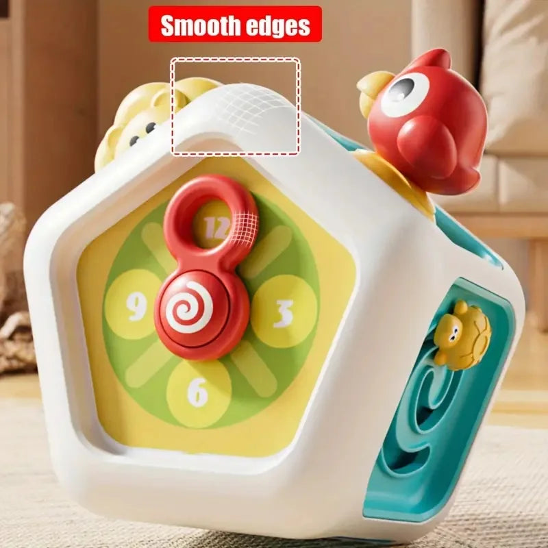 BizyKoady Busy Board Cube Montessori Toy - Ages 3-6