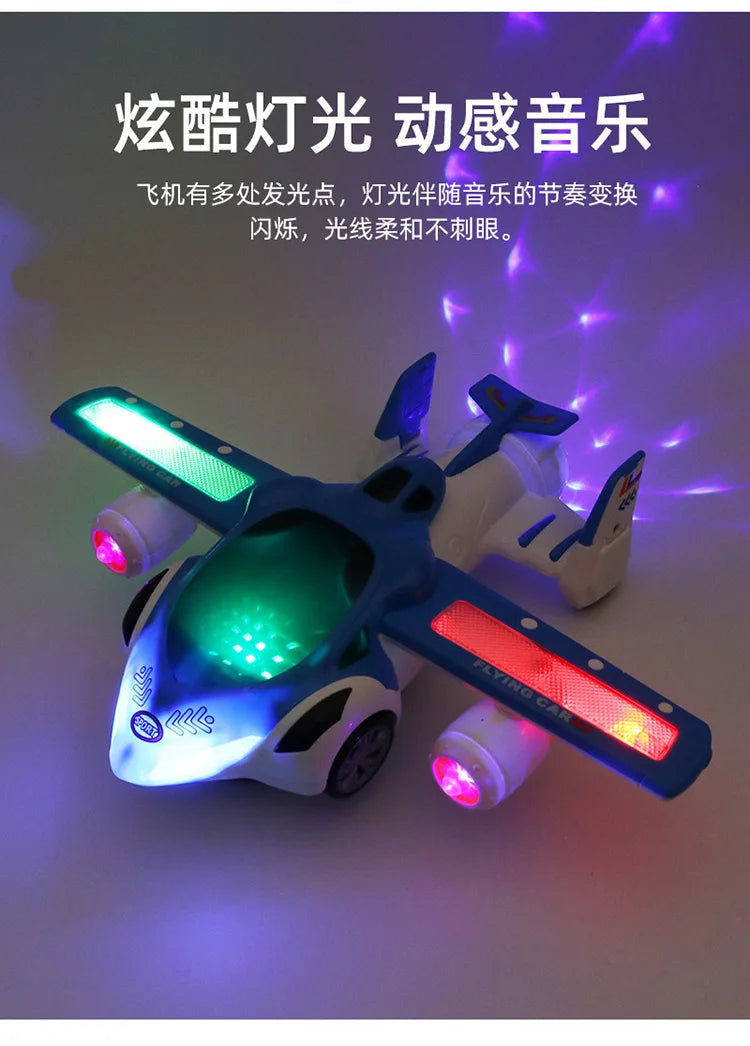 Electric dancing deformation rotating universal police car toy car boy toy child kid girl car Christmas birthday gift