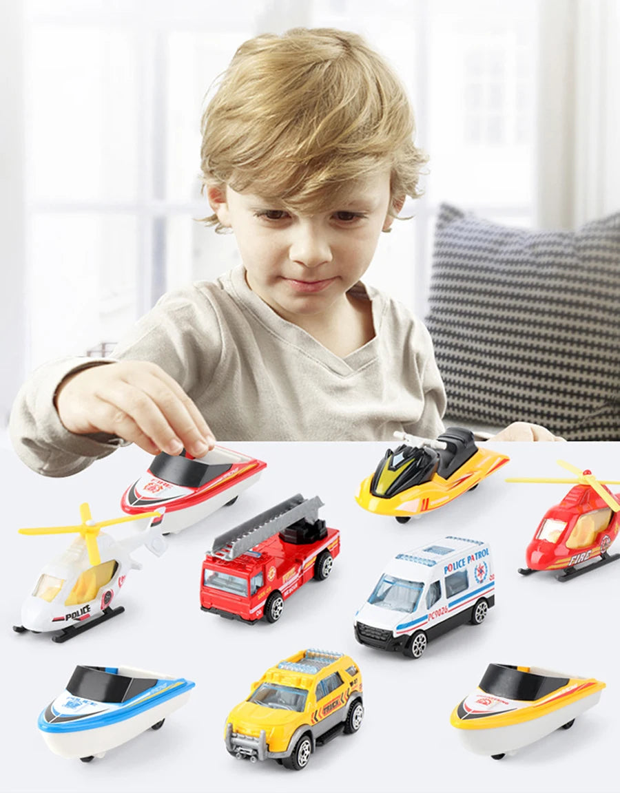 QWZ Big Size Simulation Track Inertia Boat Diecasts Toy Vehicles Music Story Light Ship Model Toy Car Parking Boys For Kids Gift