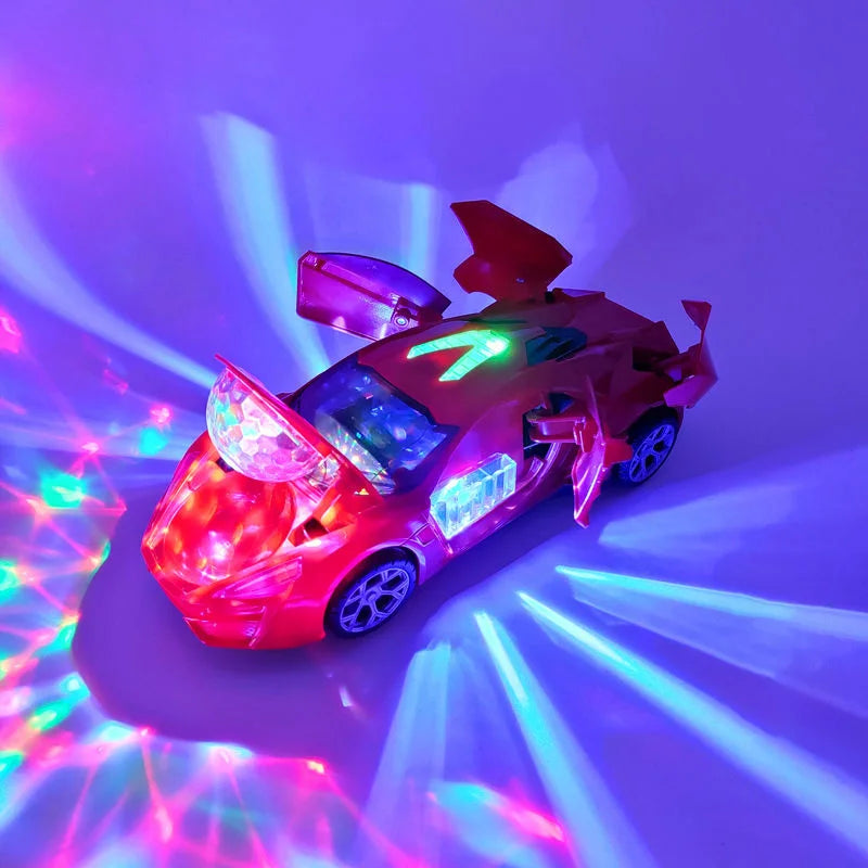 Electric dancing deformation rotating universal police car toy car boy toy child kid girl car Christmas birthday gift