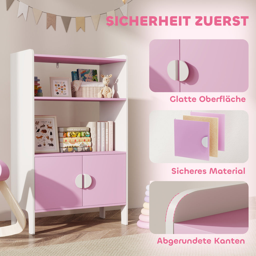 AIYAPLAY Bookshelf Children's 2 Shelf wardrobe storage Shelf