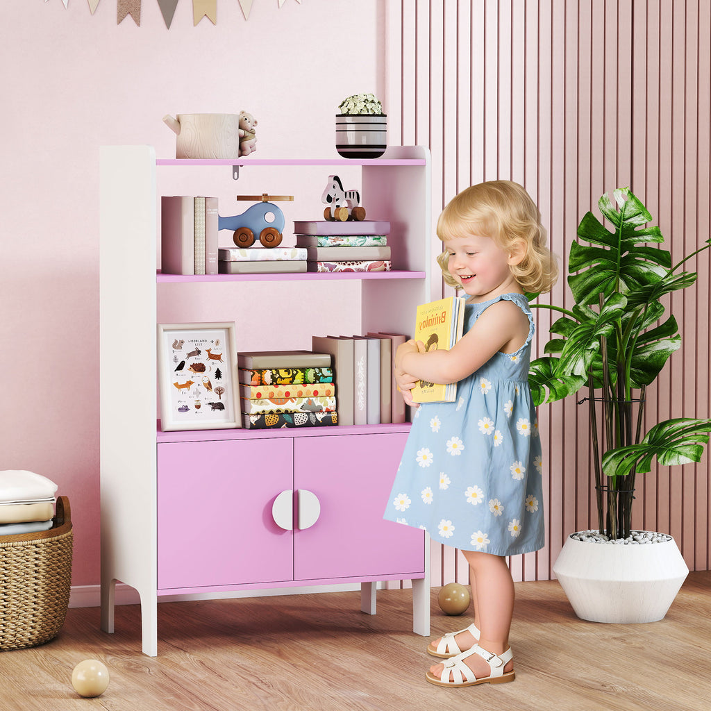 AIYAPLAY Bookshelf Children's 2 Shelf wardrobe storage Shelf