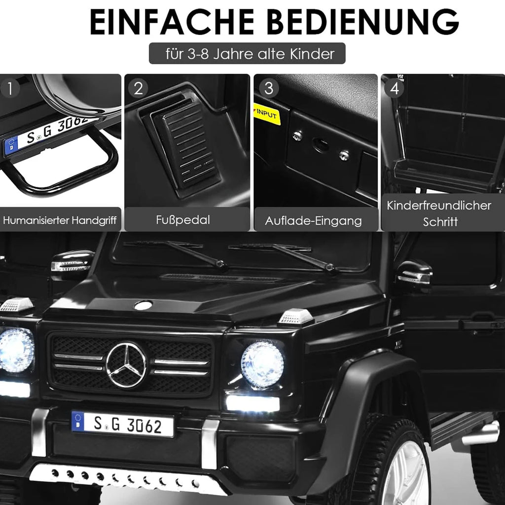 Goflame Mercedes-Benz Maybach 12V Kids Ride-On Car with Remote