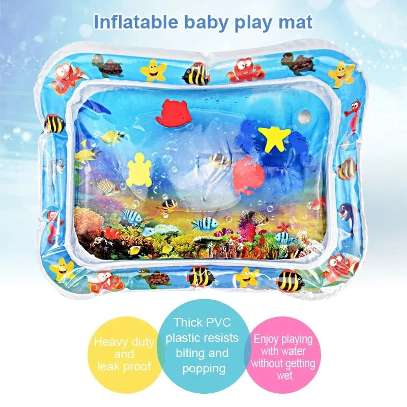 Tummy Time Inflatable Water Play Mat - 66x50cm PVC