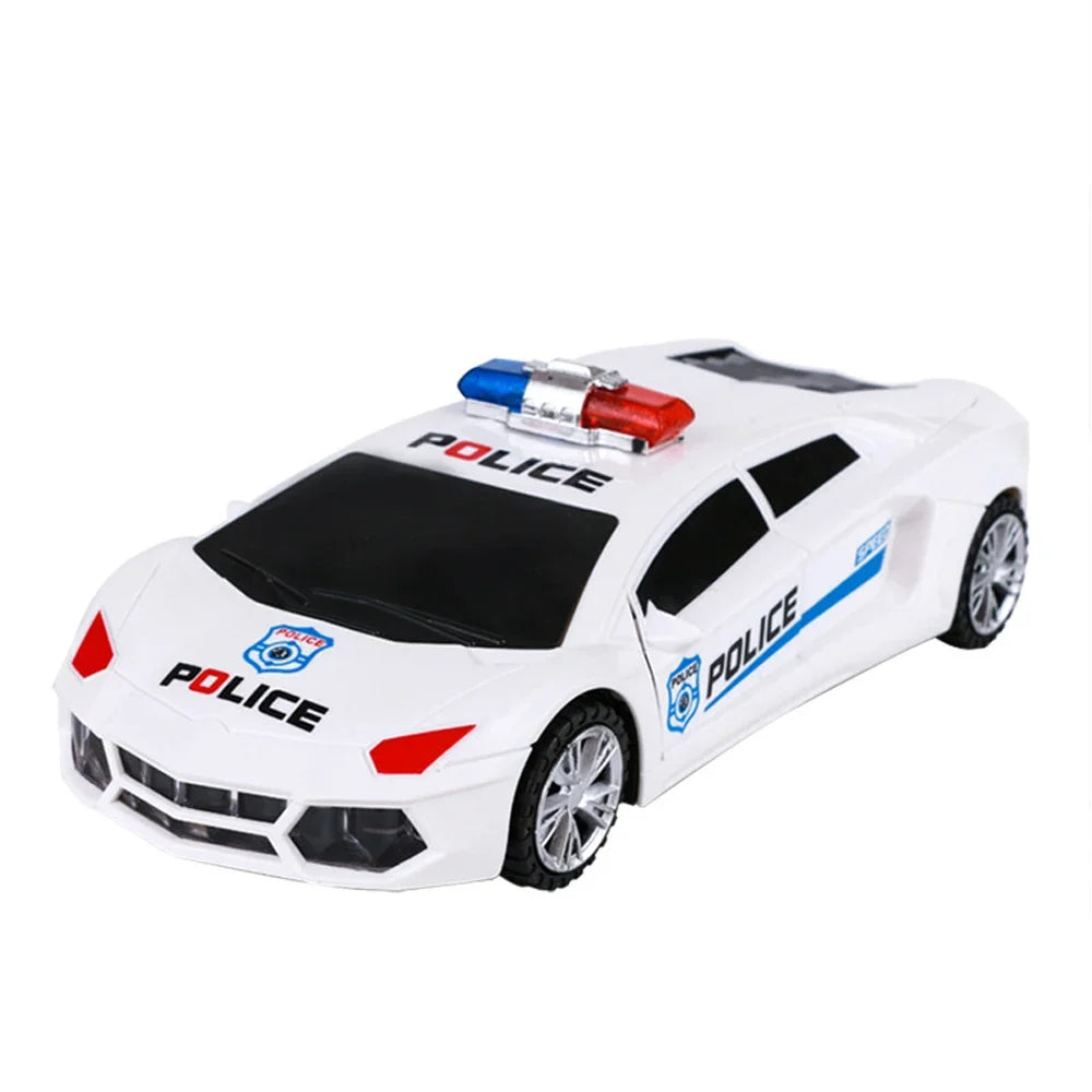 2025 New Electric Dancing Deformation Rotating Universal Police Car Boy Toy Children Girl Music Luminous Car
