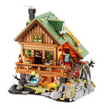 Mountain Cabin LED House Modular Buildings Blocks Farm Life City Street View Apartment Store Architecture Brick Model Kit Boys Toy Adults Kid Gift 2255PCS
