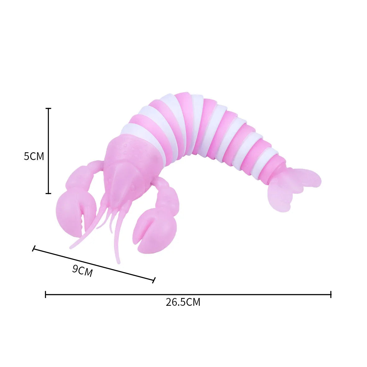 3D Slug Fidget Toy Colorful Slug Snail Creative Twist Anti Stress Toy All Ages Relief Anti-Anxiety Sensory Toys for Children