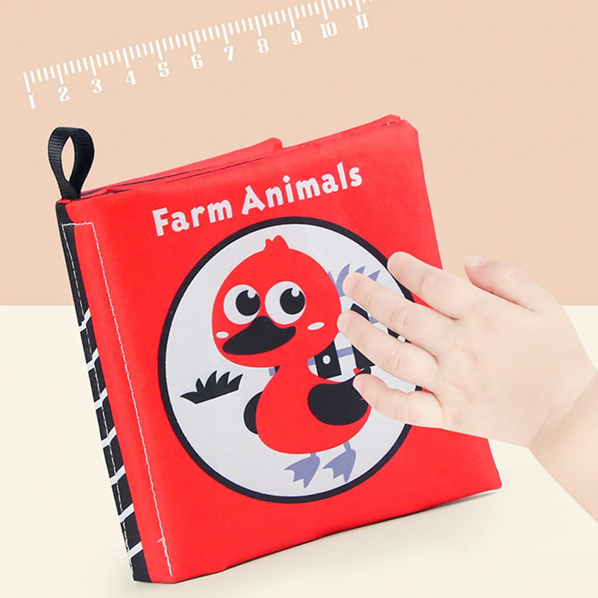 Soft Cloth Baby Book - Early Education Tactile Toy