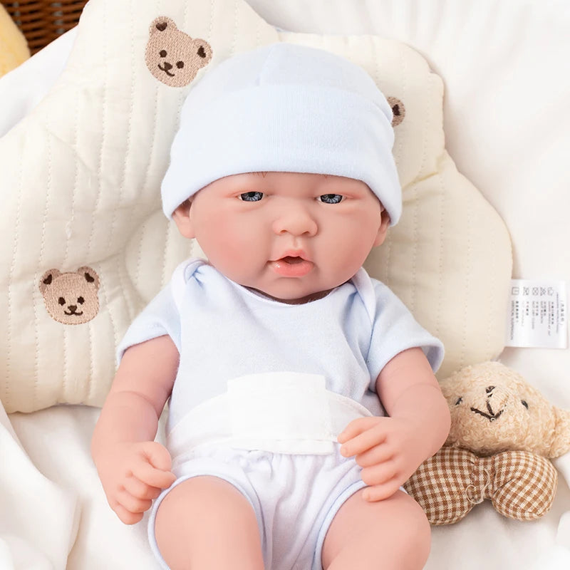 35CM Cute Reborn Dolls For 14inch Realistic Soft Full Vinyl Reborn Doll Toys Lifelike Full Body Dolls For Princess Birthday Gift