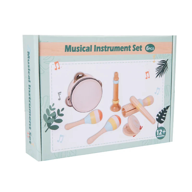 Montessori Wooden Musical Instruments Set for Toddlers