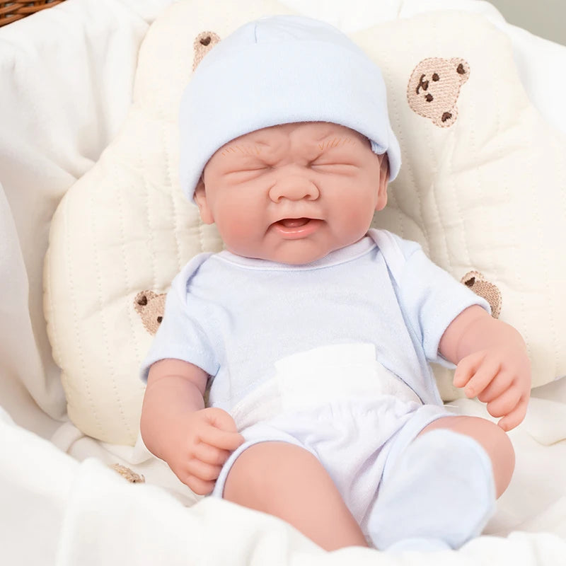 35CM Cute Reborn Dolls For 14inch Realistic Soft Full Vinyl Reborn Doll Toys Lifelike Full Body Dolls For Princess Birthday Gift