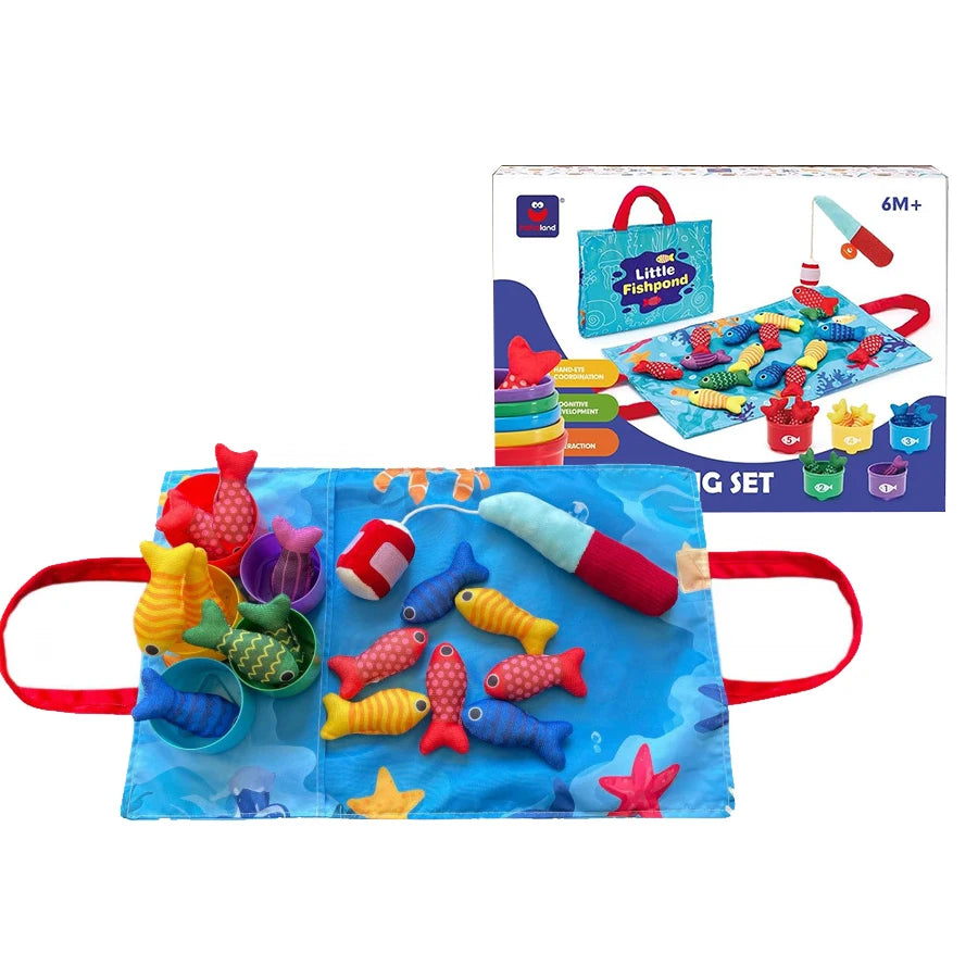 Yokibo Soft Baby Beehive Sensory Toy with 5 Plush Bees