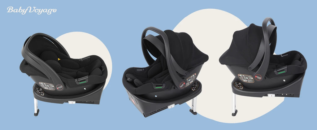 Infant Baby Car Seat Newborn 0-12 Months Max 12kg Sun Canopy Padded Seat 3-Point Safety Belt Side Protection I-Size Baby Car Sea