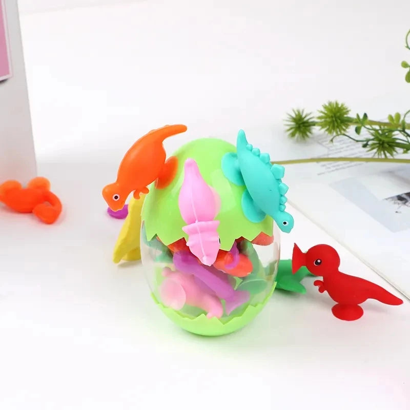 Silicone Suction Cup Animal Building Blocks - Sensory Bath Toy