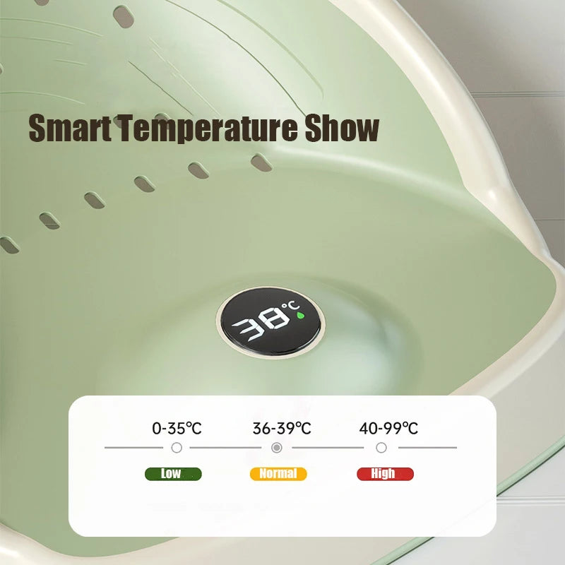 Baby Bath Support Newborn 0-6M With Thermometer