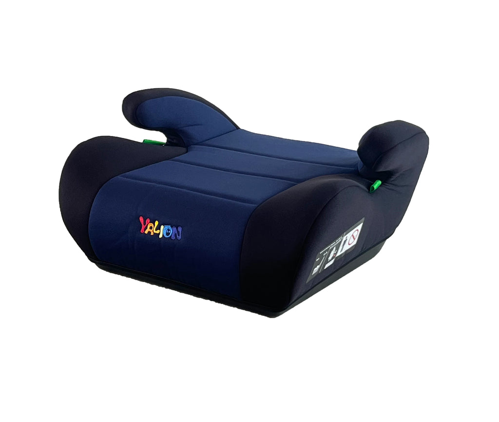 Yalion Portable Baby Car Safety Seat Booster Cushion, Suitable for Ages 6-10, 125- 150cm , 3-Point Safety Belt, Thickened Padding, Meets I-Size Standard Un Ece R 129/03