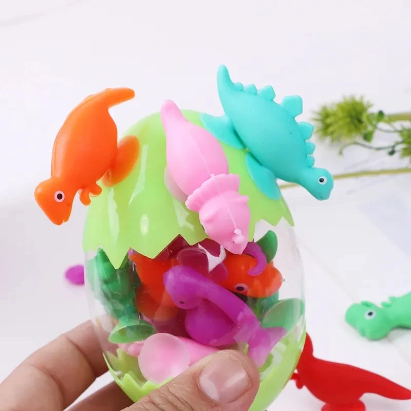 Silicone Suction Cup Animal Building Blocks - Sensory Bath Toy