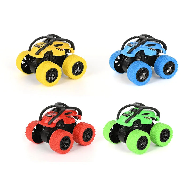 Rimi Linmy Inertia 4WD Off-Road Stunt Toy Car - ABS Plastic