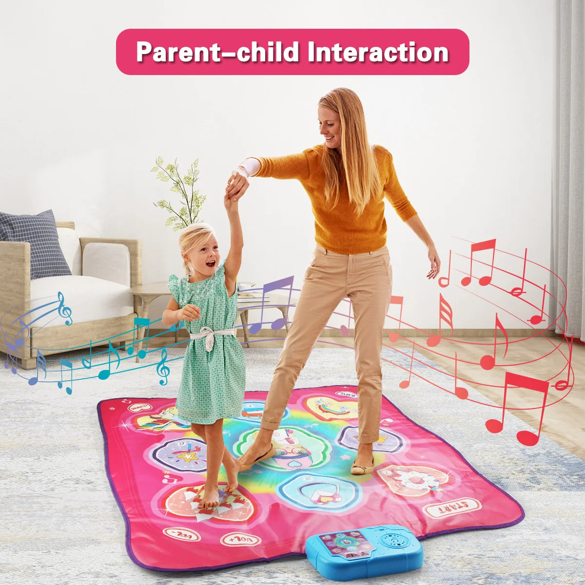 Coolplay 90x90cm Electric Music & Dancing Mat with Lights