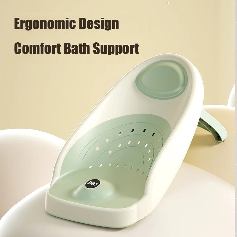 Baby Bath Support Newborn 0-6M With Thermometer