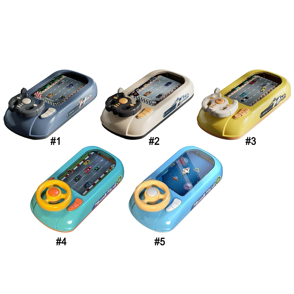 Toddler Simulated Driving Racing Car Game with Sound Interactive Simulation Racing Toy Car Racing Adventure Toy for Boys 4-6