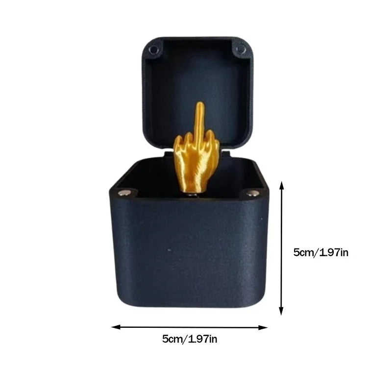 Handmade Wooden Spider Prank Scare Box - 9cm Pop Out Toy