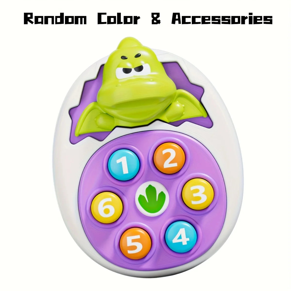 Dinosaur Press and Go Educational Toy - Mixed Color ABS