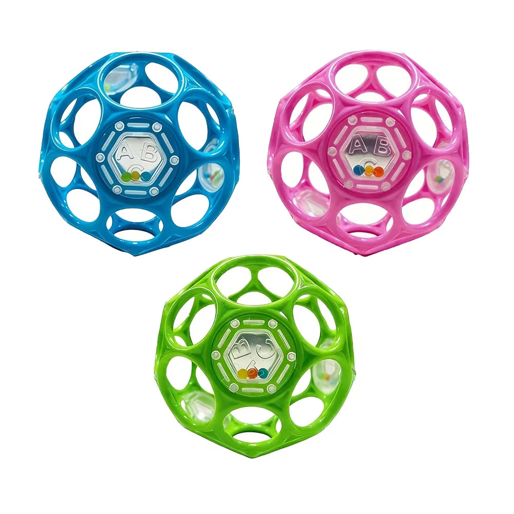 Baby Hollow Sensory Ball Rattle Toy 3.74IN