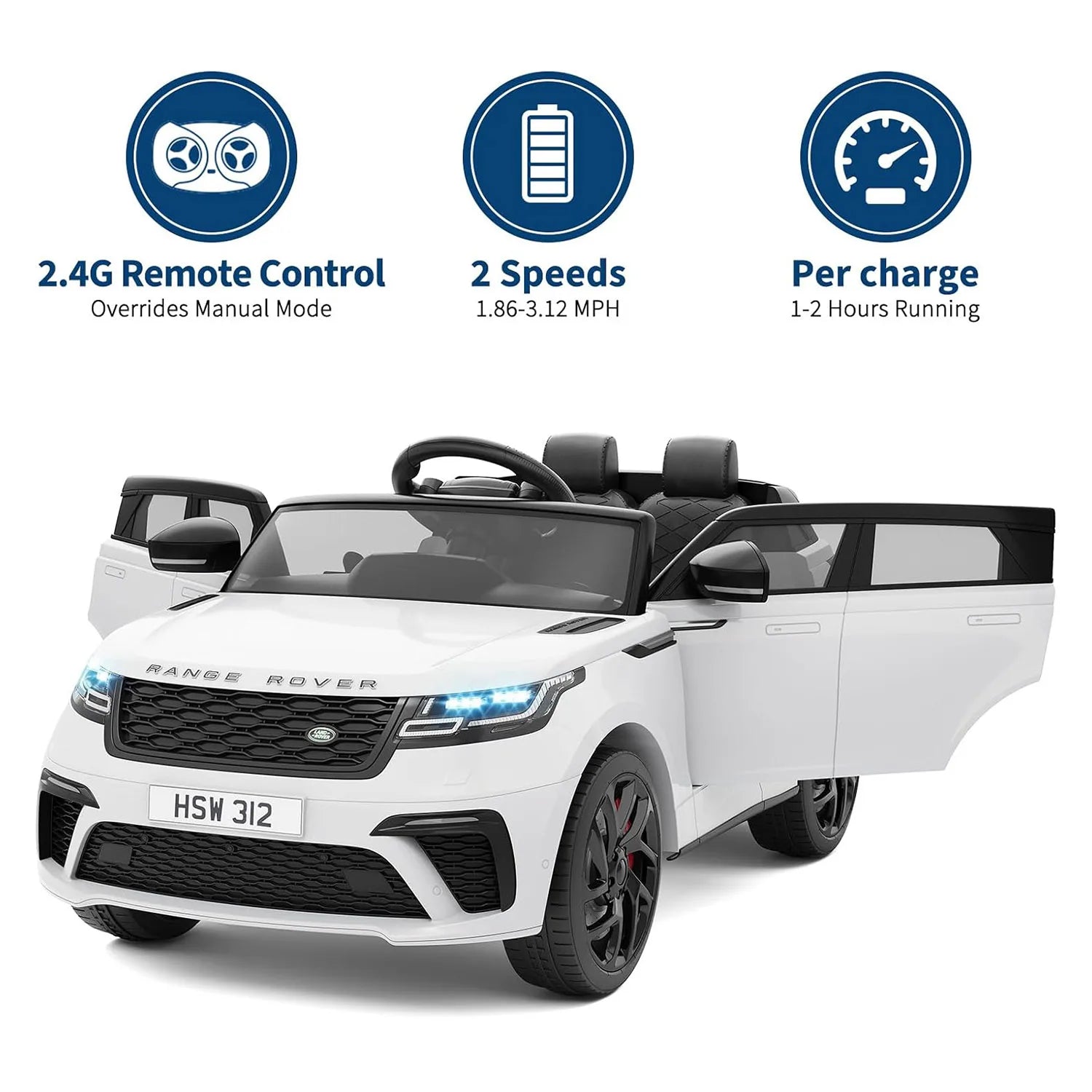 12V Kids Electric Ride-On Car with Remote Control