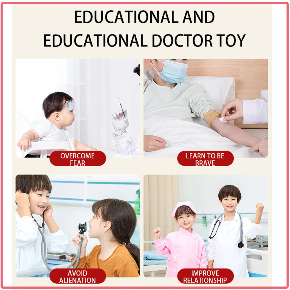 Kids Doctor Pretend Play Set - 53-Piece Medical Kit