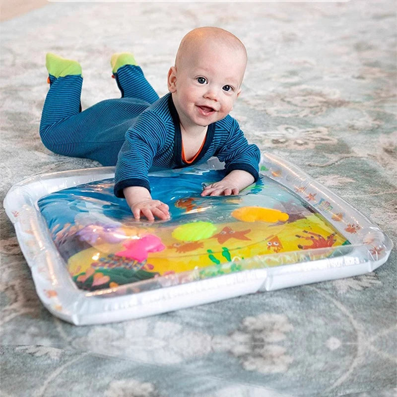 Tummy Time Inflatable Water Play Mat - 66x50cm PVC