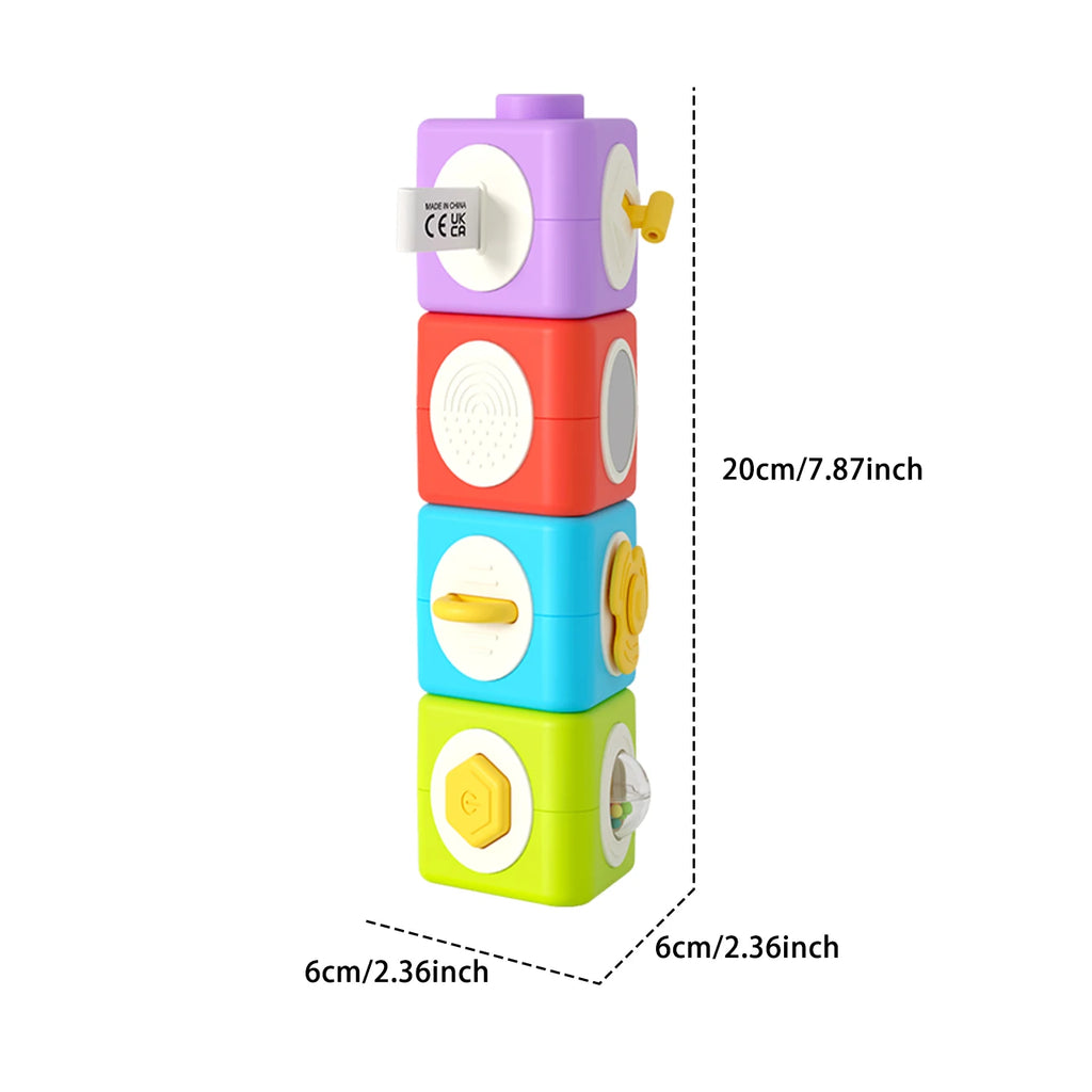 Montessori Baby Jigsaw Puzzle & Building Blocks Toy 0-3Y