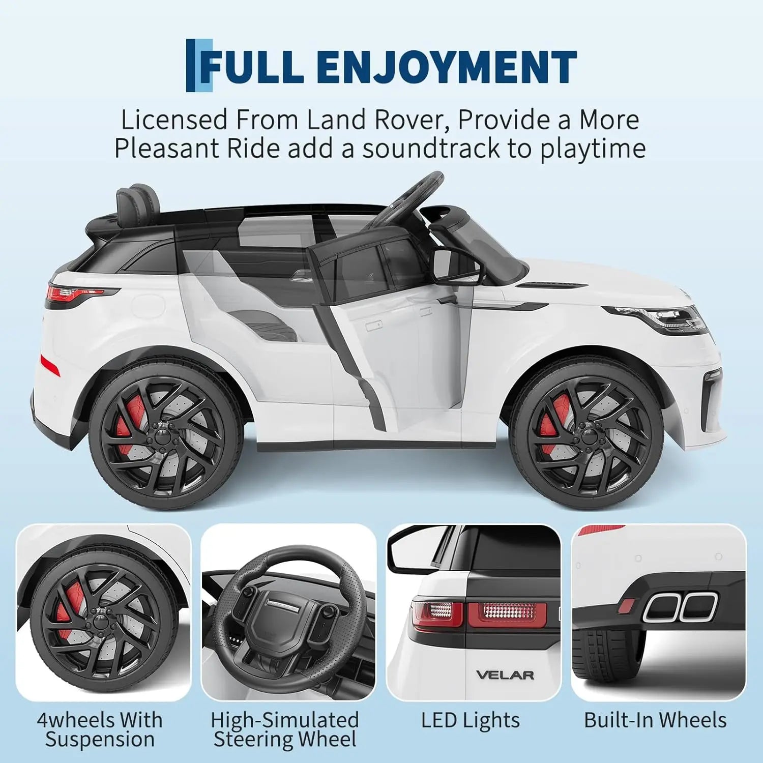 12V Kids Electric Ride-On Car with Remote Control