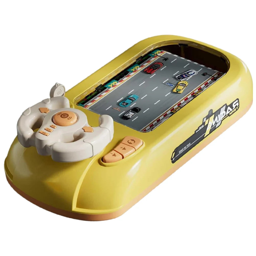 Toddler Simulated Driving Racing Car Game with Sound Interactive Simulation Racing Toy Car Racing Adventure Toy for Boys 4-6