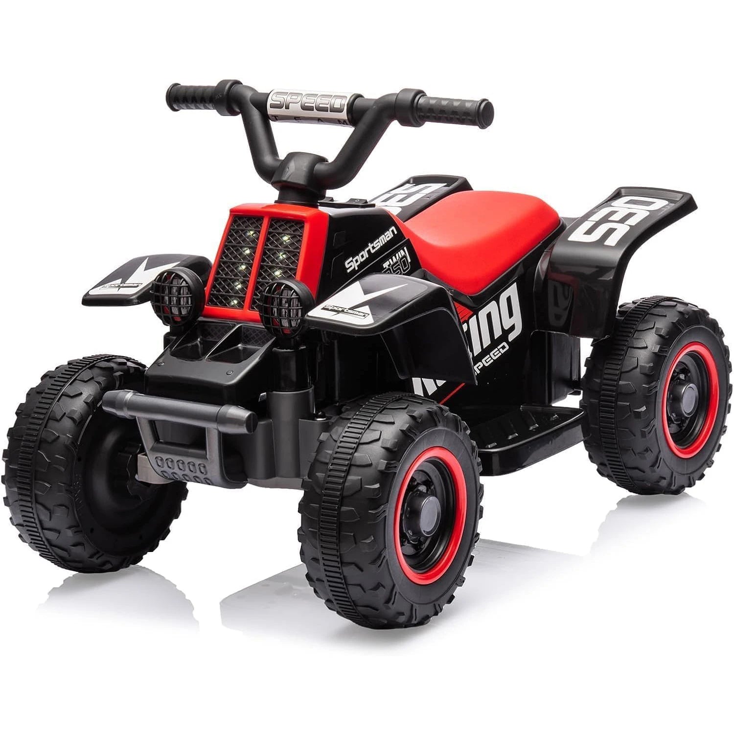 Electric Quad For Children 6V Ride-On Seat Car With LED Lights & Music, Horn, One-Button Start, 1.8 Km/h,  Mini ATV From 3 years