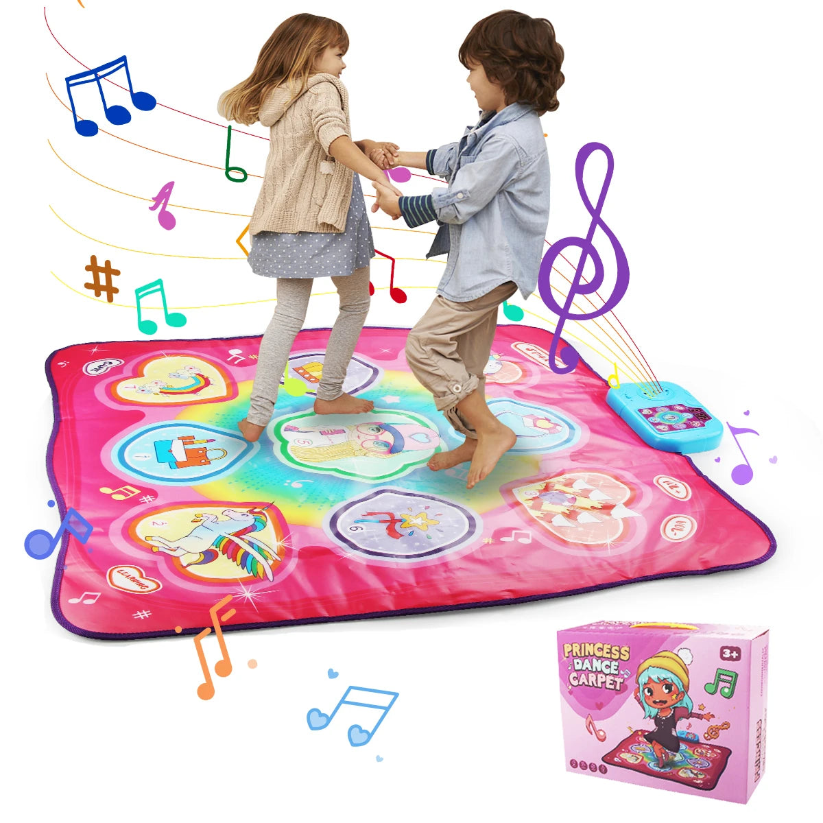 Coolplay 90x90cm Electric Music & Dancing Mat with Lights