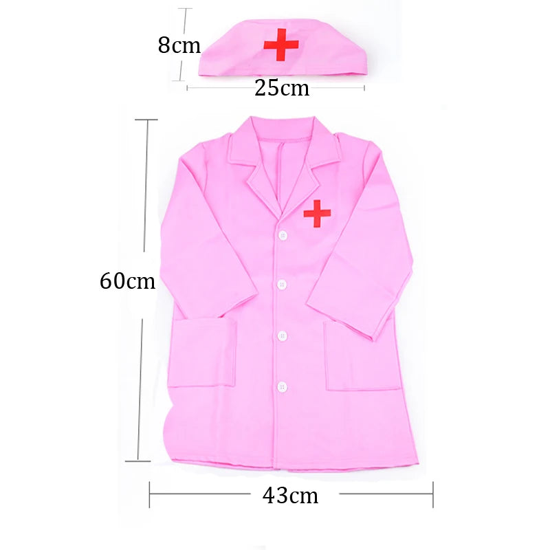 Jokejolly Children's Doctor and Nurse Role Play Costume Set