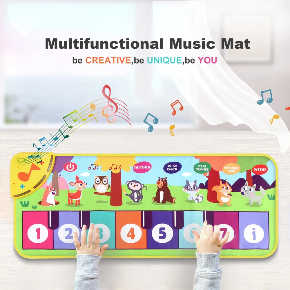 Kids Piano Mat - 80x30cm Musical Floor Keyboard Toy