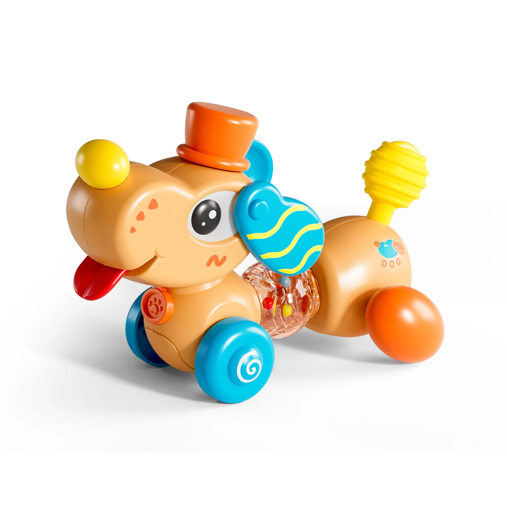 Baby High Chair Toy - Dog Steering Wheel with Suction Cup