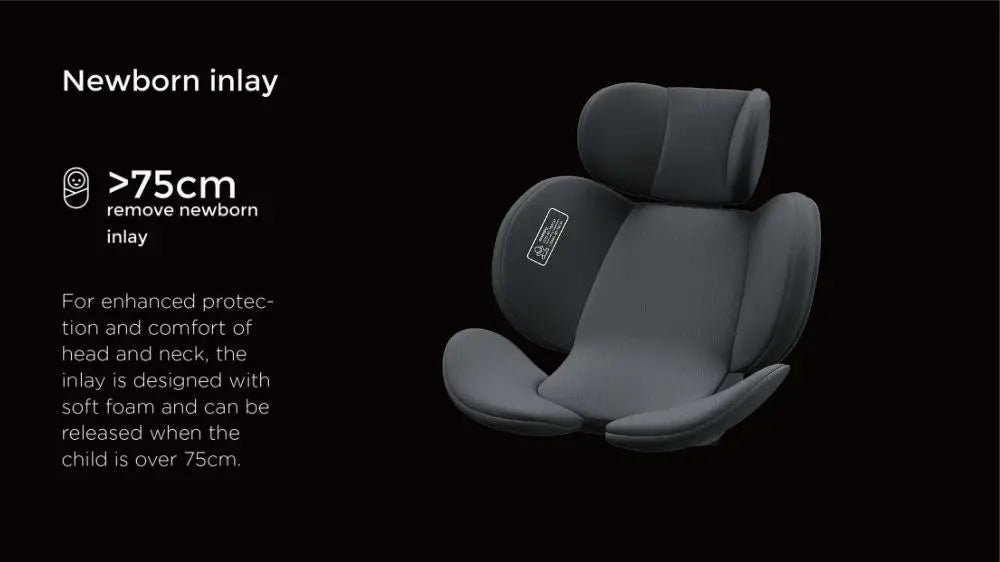 Child seat 360° ISOFIX rotating baby car seat, ECE R129/0-36 kg/0-12 years, 5-point seat belt