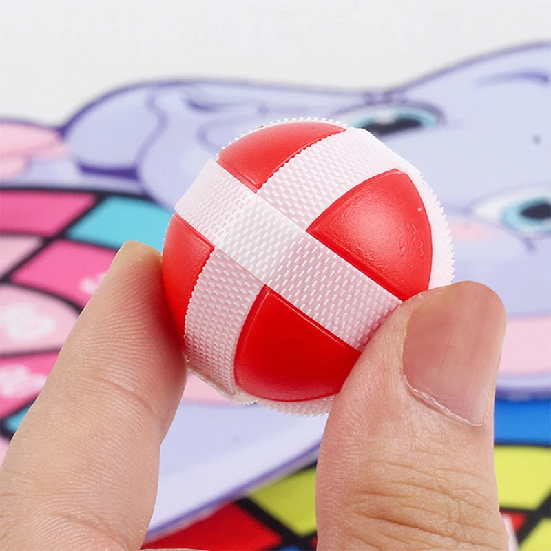 Montessori Sticky Ball Dart Board Game for Kids Ages 3-7