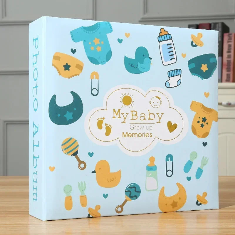 Baby Photo Album 6" - 200 Photos Kraft Paper