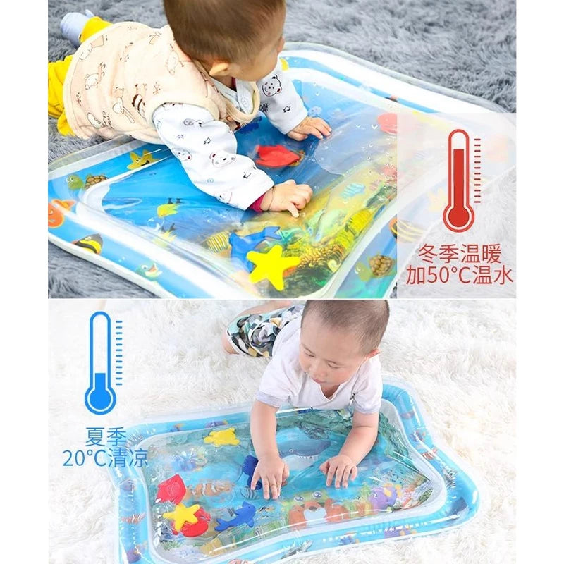Tummy Time Inflatable Water Play Mat - 66x50cm PVC