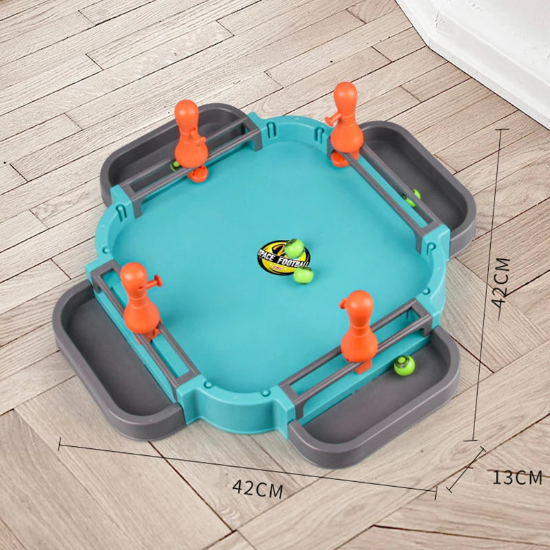 Children Pinball Machines Board Games Table Toys Soccer Marble Shoot Pinball Battle Social Game Fun Family Party Interactive Toy