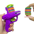Kids Foam Disc Launcher Toy - Outdoor Flying Disc Gun for Children