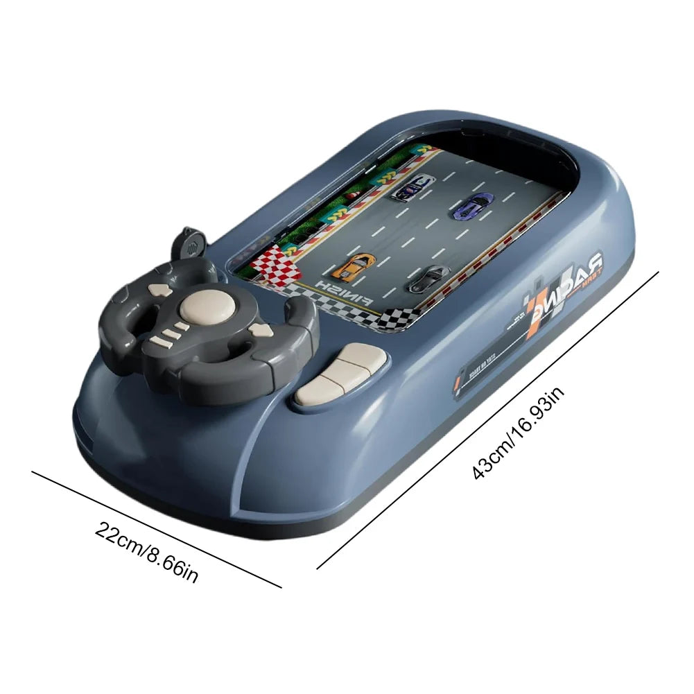 Toddler Simulated Driving Racing Car Game with Sound Interactive Simulation Racing Toy Car Racing Adventure Toy for Boys 4-6