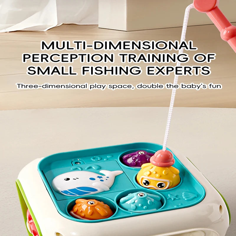 6-in-1 Musical Activity Cube - Montessori Learning Toy