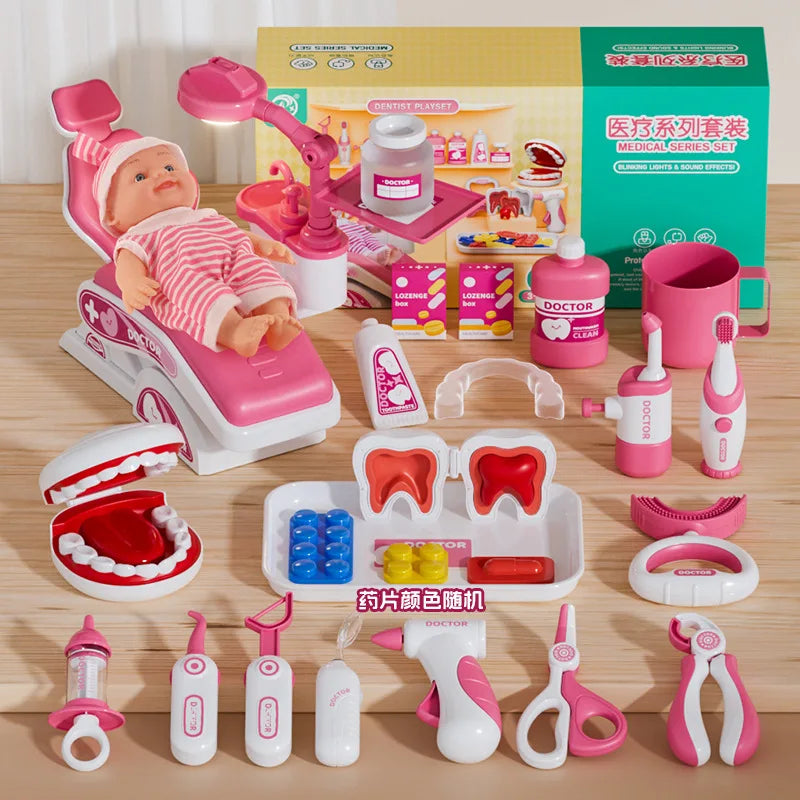 Children's Doctor Toy Set - Role Play Medical Kit with Tools