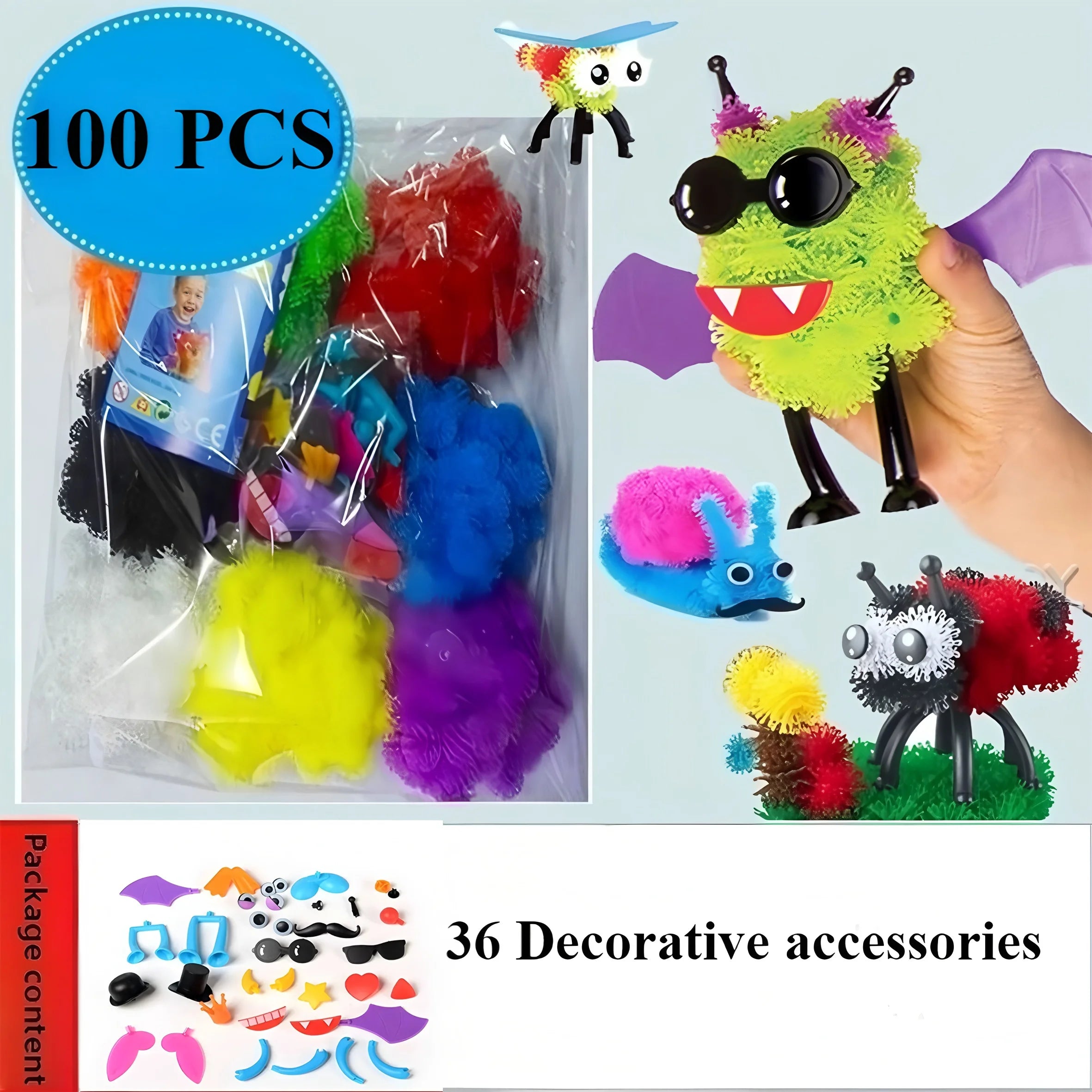DIY Magic Bubble Balls 3D Building Toy - Science Education Kit